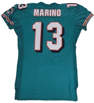 1999 Dan Marino Game Used & Photo Matched Miami Dolphins Home Jersey Used on 8/28/1999 (Marino/Fanatics COA & Sports Investors Authentication)